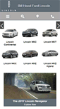 Mobile Screenshot of billhoodlincoln.com